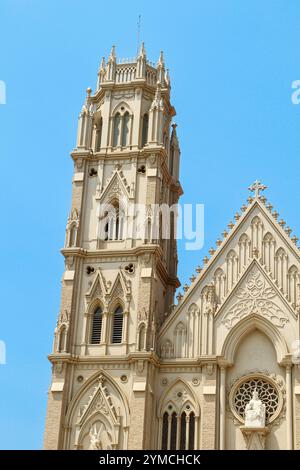 Paroisse de Song Vinh, communément appelée église de Song Vinh. Son grand et imposant européen - à Vung Tau Vietnam 2024 Banque D'Images