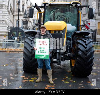 Agriculteurs mars 19Nov24 Banque D'Images