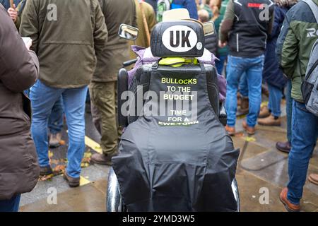 Agriculteurs mars 19Nov24 Banque D'Images