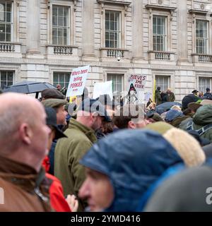 Agriculteurs mars 19Nov24 Banque D'Images