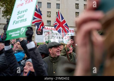 Agriculteurs mars 19Nov24 Banque D'Images