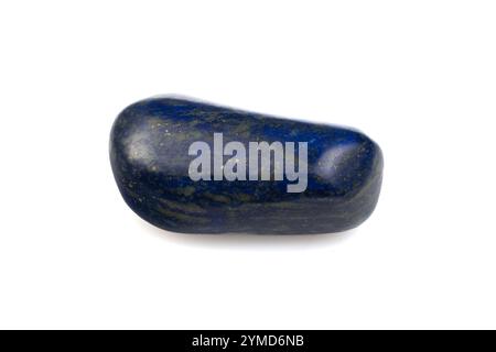 Pierre naturelle Lapis Lazuli avec couleur bleu profond et pyrite dorée inclusions. Banque D'Images