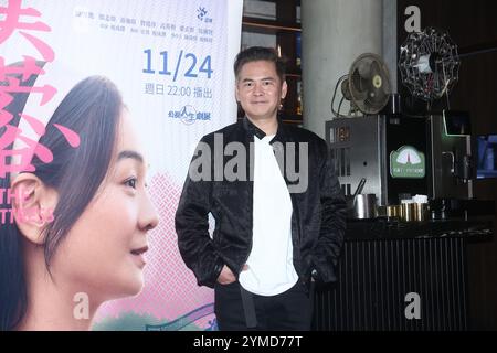 TAIPEI, CHINE - 21 NOVEMBRE 2024 - L'acteur Joseph assiste à un thé médiatique à Taipei, province de Taiwan, Chine, le 21 novembre 2024. Banque D'Images