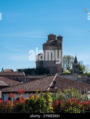 Paysages de Langhe, Italie Banque D'Images