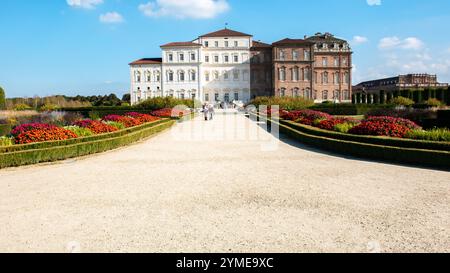 Vue sur le Palais Royal Venaria, Piémont, Turin, Italie Banque D'Images