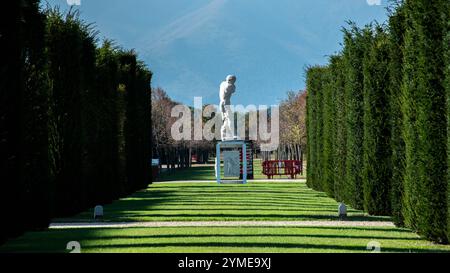 Vue sur le Palais Royal Venaria, Piémont, Turin, Italie Banque D'Images