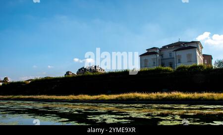 Vue sur le Palais Royal Venaria, Piémont, Turin, Italie Banque D'Images