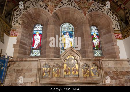 L'église Saint-Pierre est dans le village de Finsthwaite, Cumbria, Angleterre Banque D'Images