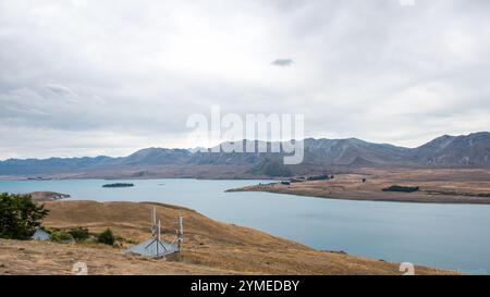 Paysages autour de Wanaka, Mt. Cook & Tekapo Lake, South-Island, Nouvelle-Zélande. Banque D'Images