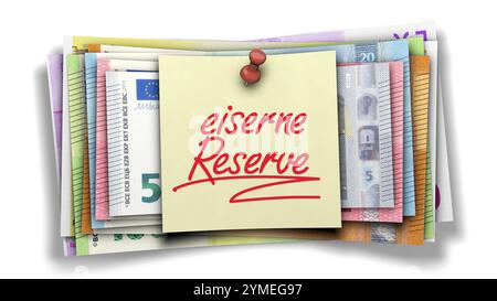 Image symbolique sur le thème de l'oeuf de nid, de l'épargne, des réserves, etc Banque D'Images