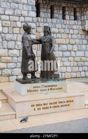 Andricgrad à Visegrad, Bosnie-Herzégovine Banque D'Images