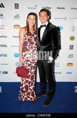 Alex Yee et Olivia Mathias arrivant pour le Team GB Ball au Roundhouse, Londres. Date de la photo : date de la photo : jeudi 21 novembre 2024. Banque D'Images