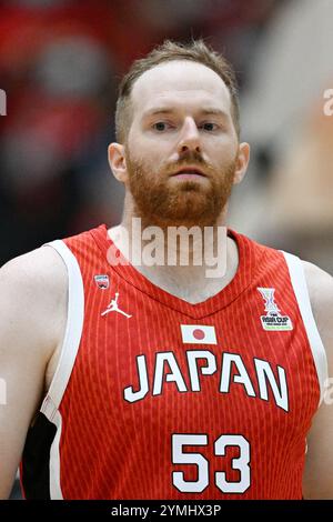 Tochigi, Japon. Crédit : MATSUO. 21 novembre 2024. Alex Kirk (JPN) Basketball : FIBA Asia Cup 2025 qualificatifs 1er tour 2e Window match entre le Japon 93-75 Mongolie au Nikkan Arena Tochigi à Tochigi, Japon. Crédit : MATSUO . K/AFLO SPORT/Alamy Live News Banque D'Images