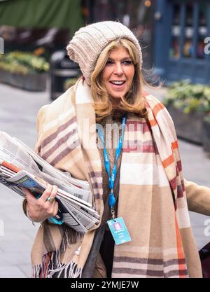 Londres, Royaume-Uni. 21 novembre 2024. Kate Garraway vue aux studios Global Radio à Londres. Crédit : SOPA images Limited/Alamy Live News Banque D'Images