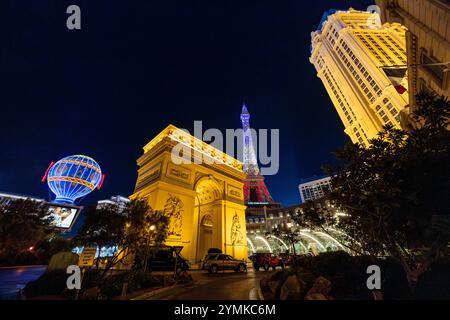 Las Vegas, États-Unis. 21 novembre 2024. Ambiance Las Vegas. Championnat du monde de formule 1, Rd 22, Grand Prix de Las Vegas, jeudi 21 novembre 2024. Las Vegas Strip circuit, Las Vegas, Nevada, États-Unis. Crédit : James Moy/Alamy Live News Banque D'Images