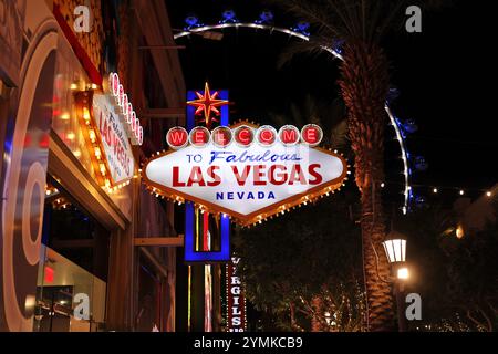 Las Vegas, États-Unis. 21 novembre 2024. Ambiance Las Vegas. Championnat du monde de formule 1, Rd 22, Grand Prix de Las Vegas, jeudi 21 novembre 2024. Las Vegas Strip circuit, Las Vegas, Nevada, États-Unis. Crédit : James Moy/Alamy Live News Banque D'Images