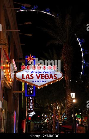 Las Vegas, États-Unis. 21 novembre 2024. Ambiance Las Vegas. Championnat du monde de formule 1, Rd 22, Grand Prix de Las Vegas, jeudi 21 novembre 2024. Las Vegas Strip circuit, Las Vegas, Nevada, États-Unis. Crédit : James Moy/Alamy Live News Banque D'Images
