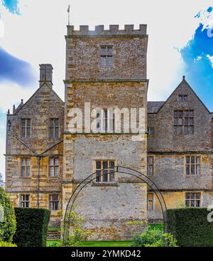 Chastleton House, monument historique à Chastleton, Angleterre. Chastleton House est une maison de campagne jacobaine à Chastleton, Oxfordshire, Angleterre Banque D'Images