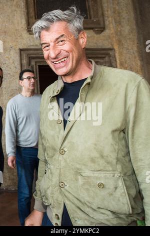 Roma, Italie. 02 mai 2019. Foto Valerio Portelli/LaPresse02-05-2019 Roma, Italia Conferenza Stampa Maurizio Cattelan, Pierpaolo Ferrari, Charley Vezza, Stefano Seletti Cronaca Nella foto : Charley Vezza, photo Valerio Portelli/LaPresse 02 mai 2019 Rome, Italie Conférence de presse Maurizio Cattelan, Pierpaolo Ferrari, Charley Vezza, Stefano Seletti nouvelles sur la photo : crédit : LaPresse/Alamy Live News Banque D'Images