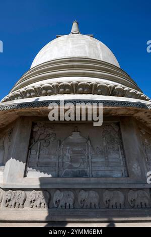 Sri Lanka, Province du Sud, Sud, Süden, Sud, Matara, ville, Staadt, ville, ville, temple bouddhiste, Bouddhistischer Tempel, Bouddhisme Temple, Bouddha Banque D'Images