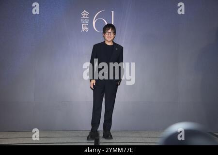 TAIPEI, CHINE - 22 NOVEMBRE 2024 - L'acteur Ke Huy Quan assiste à la conférence de presse invitée du 61e Golden Horse Awards à Taipei, province de Taiwan, C. Banque D'Images