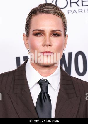 Hollywood, États-Unis. 21 novembre 2024. HOLLYWOOD, LOS ANGELES, CALIFORNIE, États-Unis - 21 NOVEMBRE : Ashlyn Harris arrive à la 19e édition de L'Oréal Paris' Women of Worth Celebration 2024 qui se tient à NeueHouse Hollywood le 21 novembre 2024 à Hollywood, Los Angeles, Californie, États-Unis. (Photo de Xavier Collin/image Press Agency) crédit : image Press Agency/Alamy Live News Banque D'Images