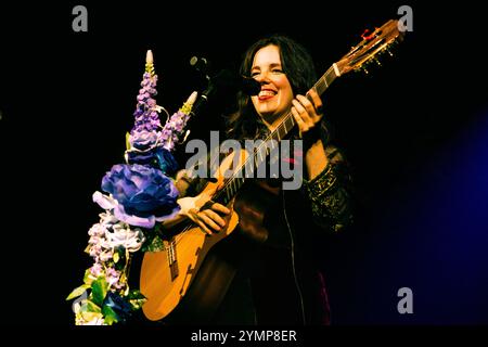 Milan, Italie. 07 novembre 2024. Le chanteur et guitariste espagnol Lau Noah se produit en live à Alcatraz à Milan, en Italie, en tant qu'acte d'ouverture pour Jacob collier le 7 novembre 2024. (Photo de Maria Laura Arturi/NurPhoto)0 crédit : NurPhoto SRL/Alamy Live News Banque D'Images