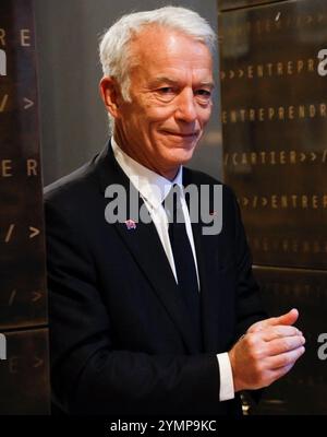 Paris, France. 22 novembre 2024. Patrick Martin Président du MEDEF lors du Forum trilatéral des entreprises du MEDEF à Paris, France, le 22 novembre 2024. Photo de Jean-Bernard Vernier/JBV News/ABACAPRESS. COM Credit : Abaca Press/Alamy Live News Banque D'Images