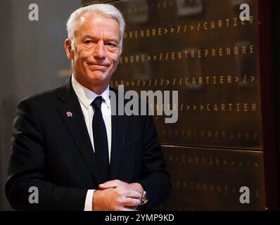 Paris, France. 22 novembre 2024. Patrick Martin Président du MEDEF lors du Forum trilatéral des entreprises du MEDEF à Paris, France, le 22 novembre 2024. Photo de Jean-Bernard Vernier/JBV News/ABACAPRESS. COM Credit : Abaca Press/Alamy Live News Banque D'Images