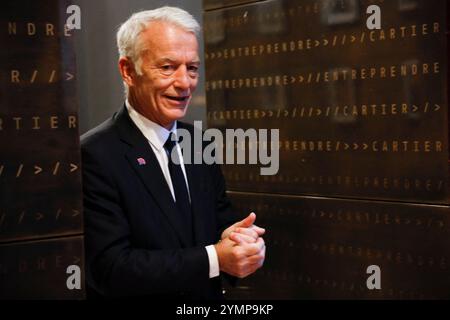 Paris, France. 22 novembre 2024. Patrick Martin Président du MEDEF lors du Forum trilatéral des entreprises du MEDEF à Paris, France, le 22 novembre 2024. Photo de Jean-Bernard Vernier/JBV News/ABACAPRESS. COM Credit : Abaca Press/Alamy Live News Banque D'Images