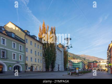 Mairie Lienz Liebburg, Square Hauptplatz Lienz Osttirol, Tyrol oriental Tyrol, Tyrol Autriche Banque D'Images