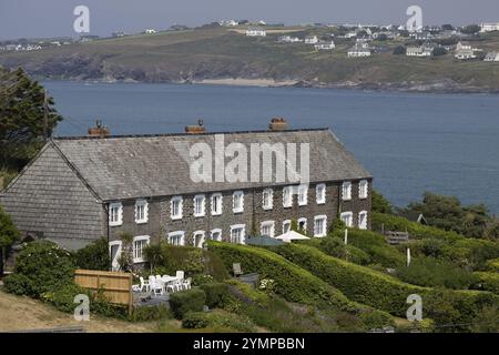 Hawkers Cove, Cornwall, Royaume-Uni, 15 juin. Vue sur Hawkers Cove à Cornwall le 15 juin 2023 Banque D'Images