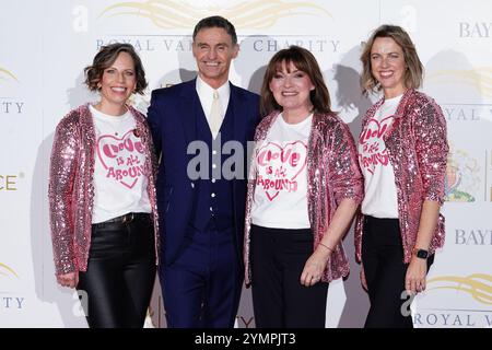 Marti Pellow et Lorraine Kelly arrivent pour la Royal Variety performance au Royal Albert Hall de Londres. Date de la photo : vendredi 22 novembre 2024. Banque D'Images