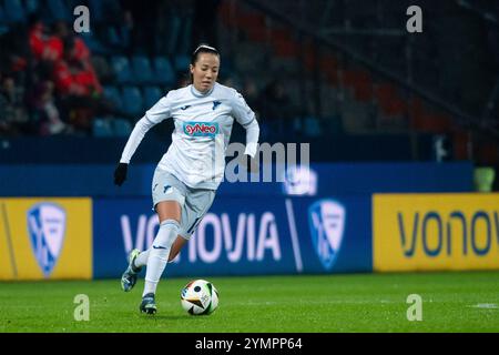 Marta Cazalla Garcia (TSG Hoffenheim, #15) Am Ball, GER, VfL Bochum vs TSG 1899 Hoffenheim, Fussball Frauen DFB Pokal, Achtelfinale, saison 2024/2025, 22.11.2024 la réglementation DFB interdit toute utilisation de photographies comme séquences d'images et/ou quasi-vidéo Foto : Eibner-Pressefoto/Michael Memmler Banque D'Images