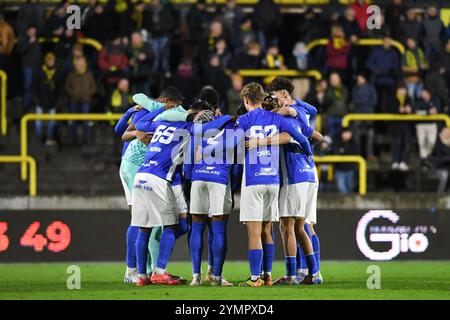 Lier, Belgique. 22 novembre 2024. Les joueurs de Genk photographiés lors d'un match de football entre Lierse et Jong Genk, vendredi 22 novembre 2024 à lier, le jour 12 de la deuxième division 2024-2025 'Challenger Pro League' 1B du championnat belge. BELGA PHOTO JILL DELSAUX crédit : Belga News Agency/Alamy Live News Banque D'Images