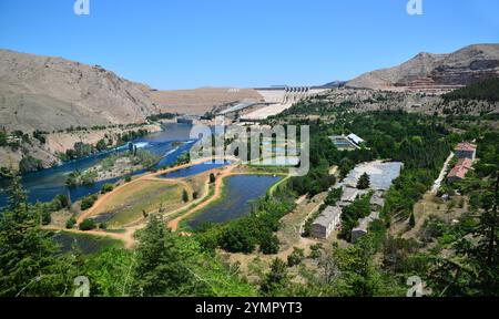 Lac Keban Dam à Elazig, Turquie Banque D'Images