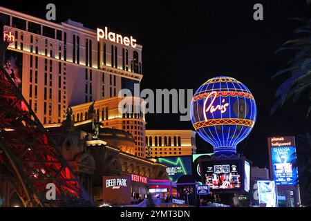 Las Vegas, États-Unis. 22 novembre 2024. Ambiance Las Vegas. 22.11.2024. Championnat du monde de formule 1, Rd 22, Grand Prix de Las Vegas, Las Vegas, Nevada, États-Unis, jour de qualification. Le crédit photo devrait se lire : XPB/Alamy Live News. Banque D'Images