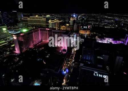 Las Vegas, États-Unis. 22 novembre 2024. Ambiance Las Vegas. Championnat du monde de formule 1, Rd 22, Grand Prix de Las Vegas, vendredi 22 novembre 2024. Las Vegas Strip circuit, Las Vegas, Nevada, États-Unis. Crédit : James Moy/Alamy Live News Banque D'Images