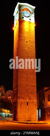 Tour de l'horloge Adana en Turquie. Banque D'Images