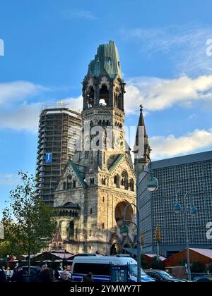 L'Église du Souvenir Kaiser Wilhelm à Berlin, Allemagne Banque D'Images