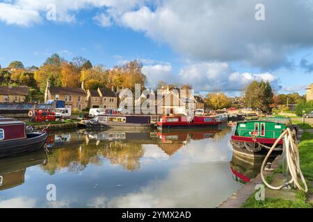 Bradford Wharf à Bradford sur Avon à Smerset Banque D'Images