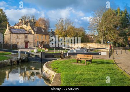 Bradford Wharf à Bradford sur Avon à Smerset Banque D'Images