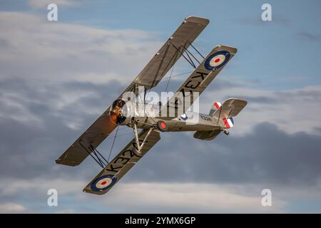 Avro Tutor 'K3241', Old Warden Airfield, Biggleswade, Bedfordshire, Angleterre, ROYAUME-UNI Banque D'Images