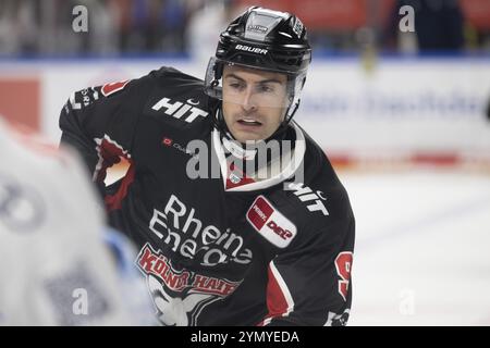 LanxessArena, Rhénanie du Nord-Westphalie, Maximilian Kammerer (Cologne Sharks, #9), PENNY DEL, Cologne Sharks-ERC Ingolstadt le 22/11/2024 à la LanxessA Banque D'Images