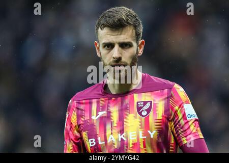 Angus Gunn de Norwich City pendant le match du Sky Bet Championship West Bromwich Albion vs Norwich City aux Hawthorns, West Bromwich, Royaume-Uni, 23 novembre 2024 (photo de Gareth Evans/News images) Banque D'Images