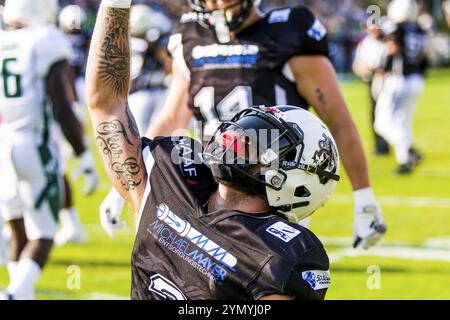 Ligue allemande de football, Schwaebisch Hall Unicorns, Ingolstadt Duke im Optima-Sportpark Schwaebisch Hall AM 17.Juni 2023 Deutschland, TD Ingolstadt Duk Banque D'Images