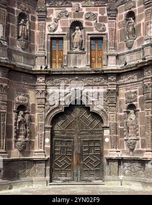 Templo de Nuestra Seńora de la Salud, San Miguel de Allende, Mexique. Banque D'Images