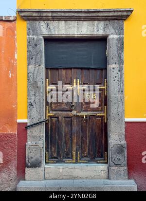 Calle Hernández Macías 16B, San Miguel de Allende, Mexique. Banque D'Images