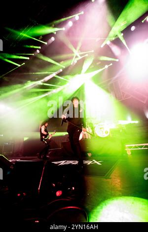 Londres, Royaume-Uni. 23 novembre 2024. Anthrax joue un show à guichets fermés à Hammersmith Apollo. Cristina Massei/Alamy Live News. Banque D'Images