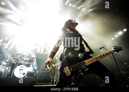 Londres, Royaume-Uni. 23 novembre 2024. Anthrax joue un show à guichets fermés à Hammersmith Apollo. Cristina Massei/Alamy Live News. Banque D'Images